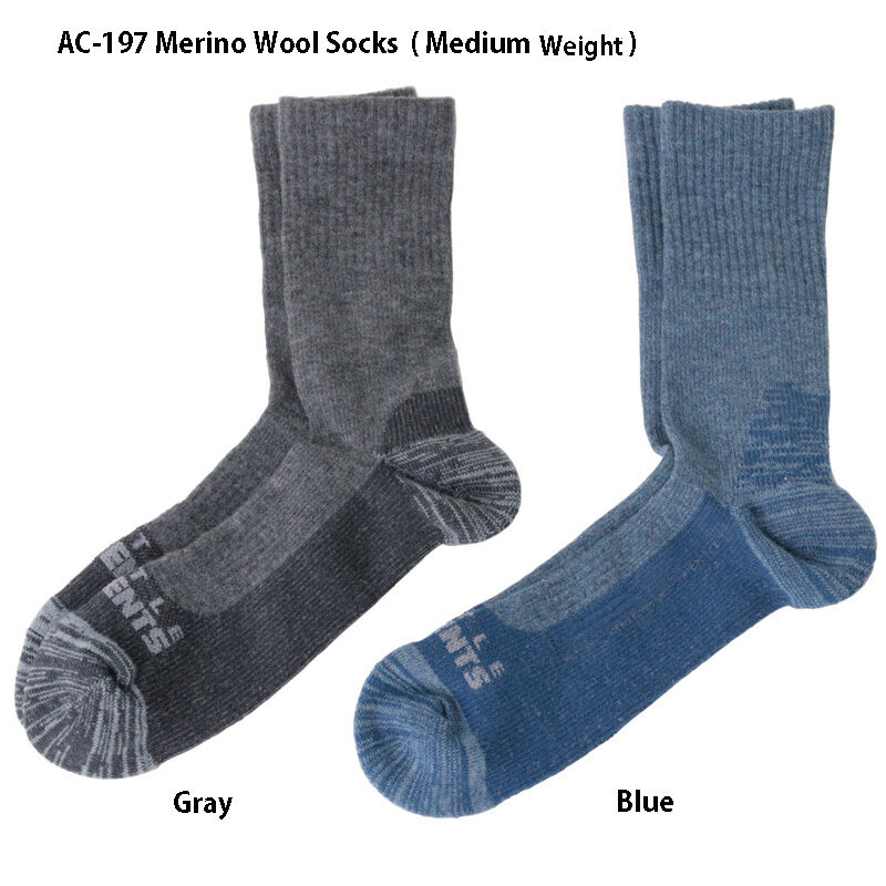 LITTLE PRESENTS　AC-197 Merino Wool Socks Medium Weight  AC-197 メリノ ウールソックス　(中厚）2026NEW