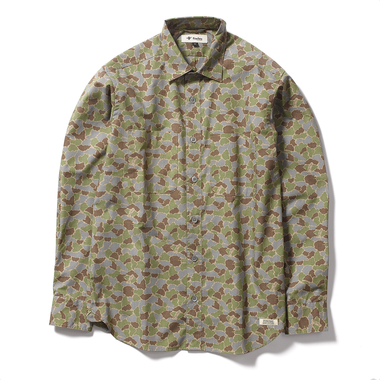 Foxfire　スプルースライン フィッシュアイカモシャツ (Men's) Fisheye Camouflage Shirt